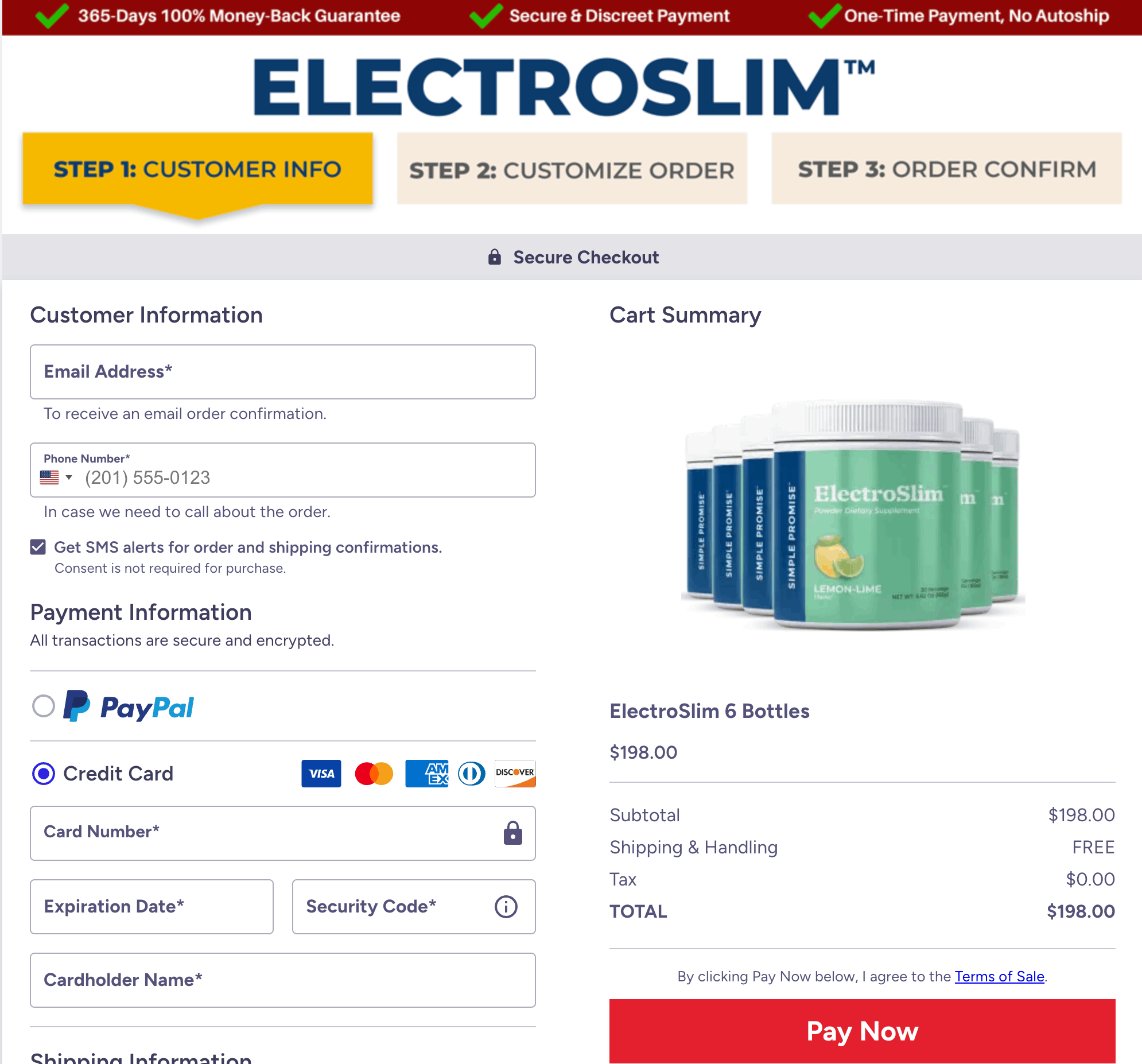 ElectroSlim order